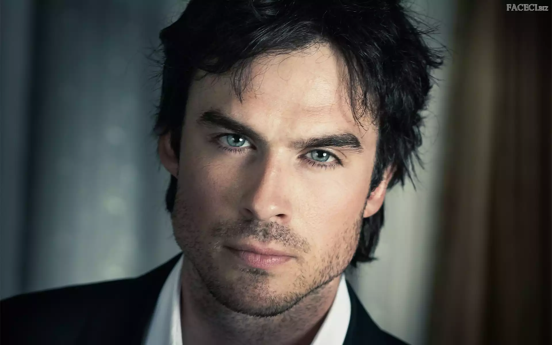 Aktor, Spojrzenie, Ian Somerhalder, Twarz